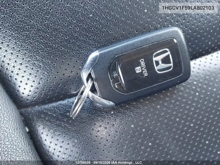 2020 HONDA ACCORD VIN 1HGCV1F59LA802103 — фото 11