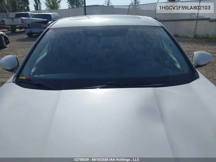 2020 HONDA ACCORD VIN 1HGCV1F59LA802103 — фото 17