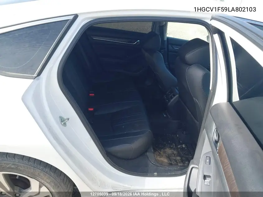 2020 HONDA ACCORD VIN 1HGCV1F59LA802103 — фото 8