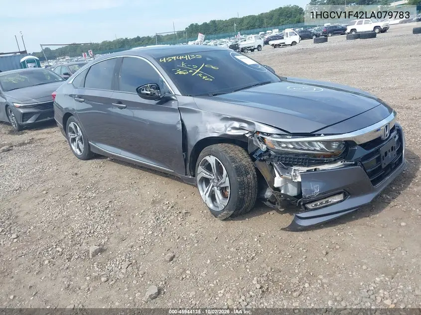 HONDA ACCORD 2020, VIN 1HGCV1F42LA079783