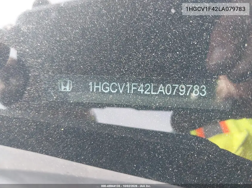 2020 HONDA ACCORD VIN 1HGCV1F42LA079783 — фото 17