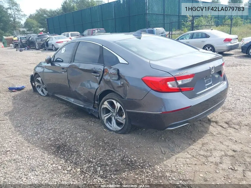 2020 HONDA ACCORD VIN 1HGCV1F42LA079783 — фото 3
