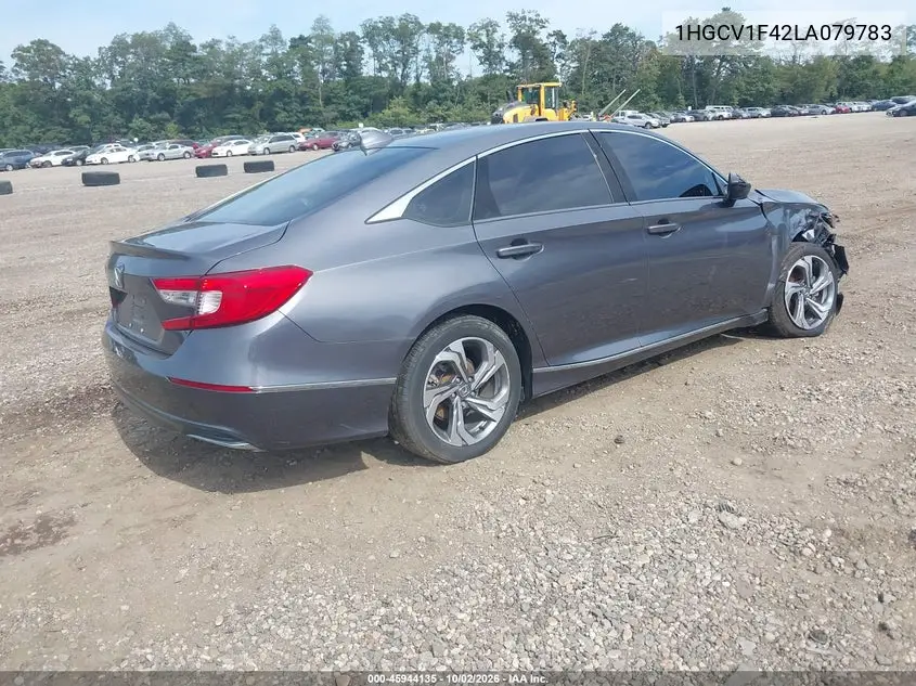 2020 HONDA ACCORD VIN 1HGCV1F42LA079783 — фото 4