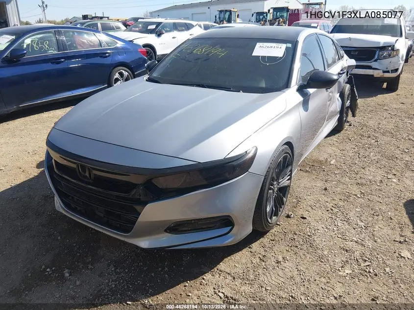 2020 HONDA ACCORD VIN 1HGCV1F3XLA085077 — фото 2