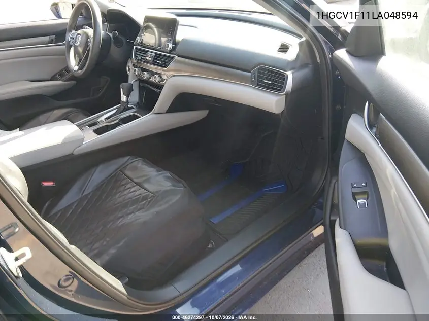 2020 HONDA ACCORD VIN 1HGCV1F11LA048594 — фото 5