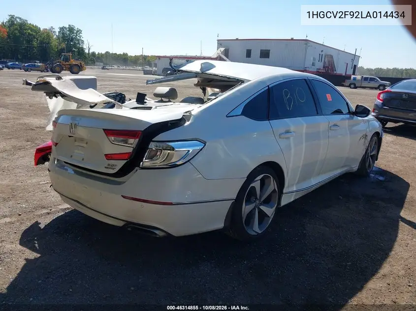 2020 HONDA ACCORD VIN 1HGCV2F92LA014434 — фото 4