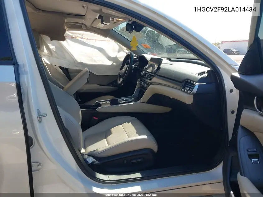 2020 HONDA ACCORD VIN 1HGCV2F92LA014434 — фото 5