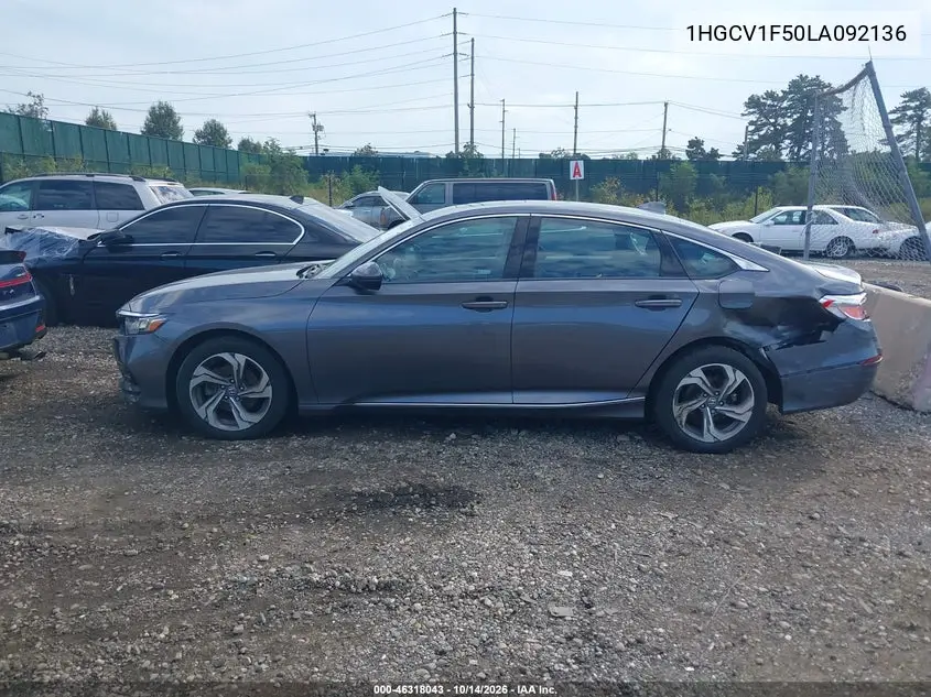 2020 HONDA ACCORD VIN 1HGCV1F50LA092136 — фото 14