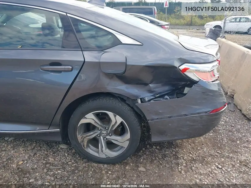 2020 HONDA ACCORD VIN 1HGCV1F50LA092136 — фото 6