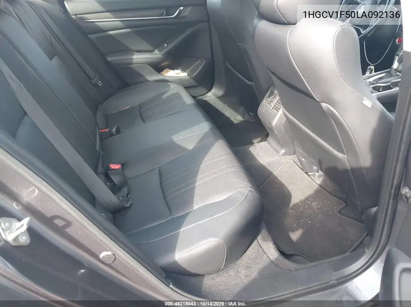 2020 HONDA ACCORD VIN 1HGCV1F50LA092136 — фото 8