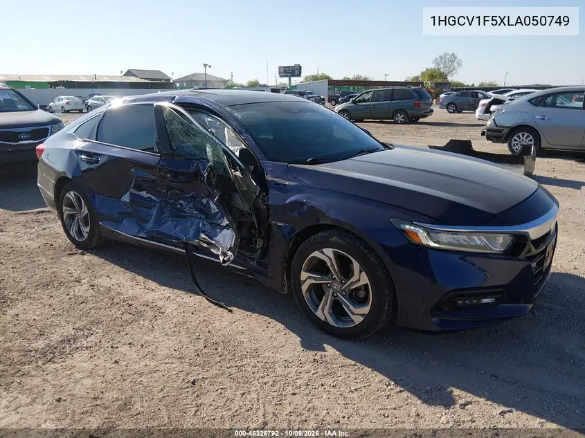 HONDA ACCORD 2020, VIN 1HGCV1F5XLA050749