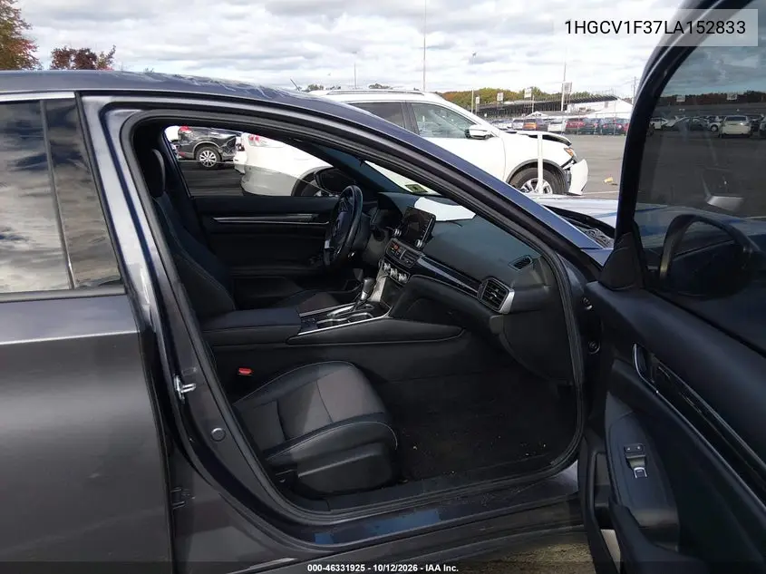2020 HONDA ACCORD VIN 1HGCV1F37LA152833 — фото 5