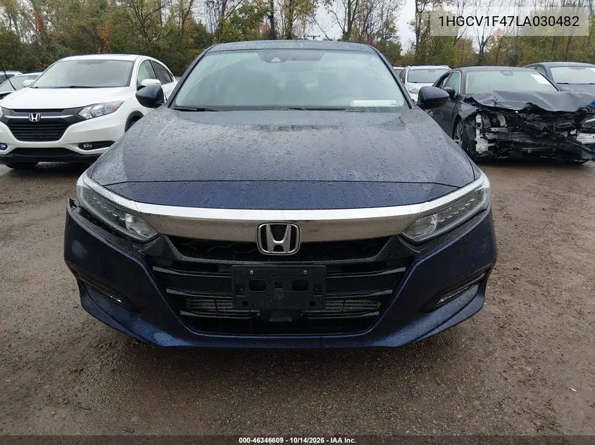 2020 HONDA ACCORD VIN 1HGCV1F47LA030482 — фото 12