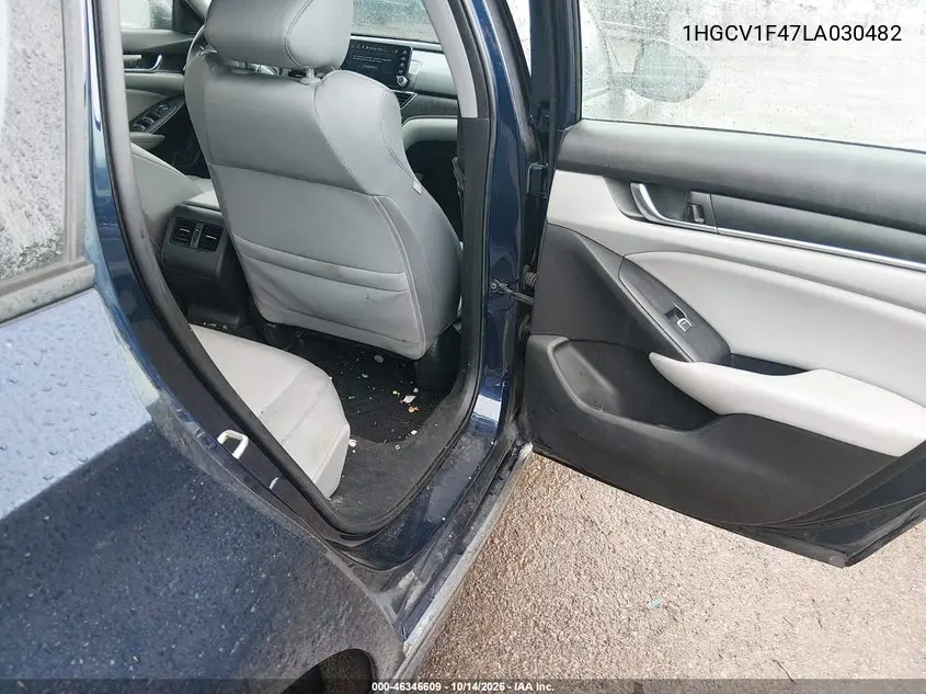 2020 HONDA ACCORD VIN 1HGCV1F47LA030482 — фото 8