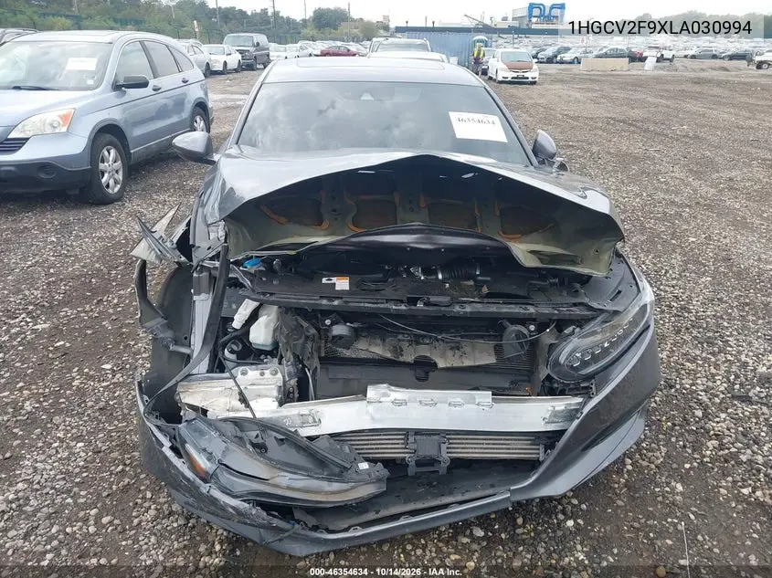 2020 HONDA ACCORD VIN 1HGCV2F9XLA030994 — фото 12