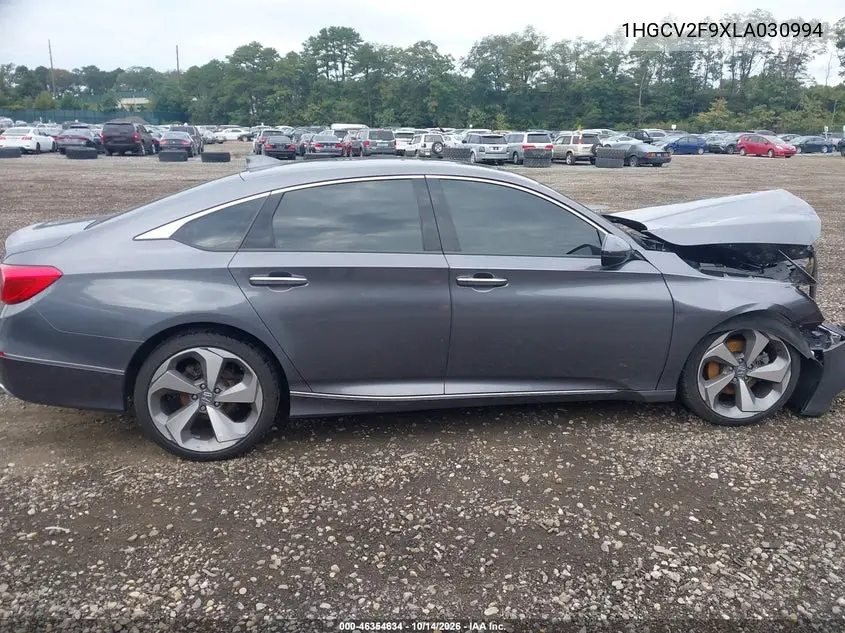 2020 HONDA ACCORD VIN 1HGCV2F9XLA030994 — фото 13