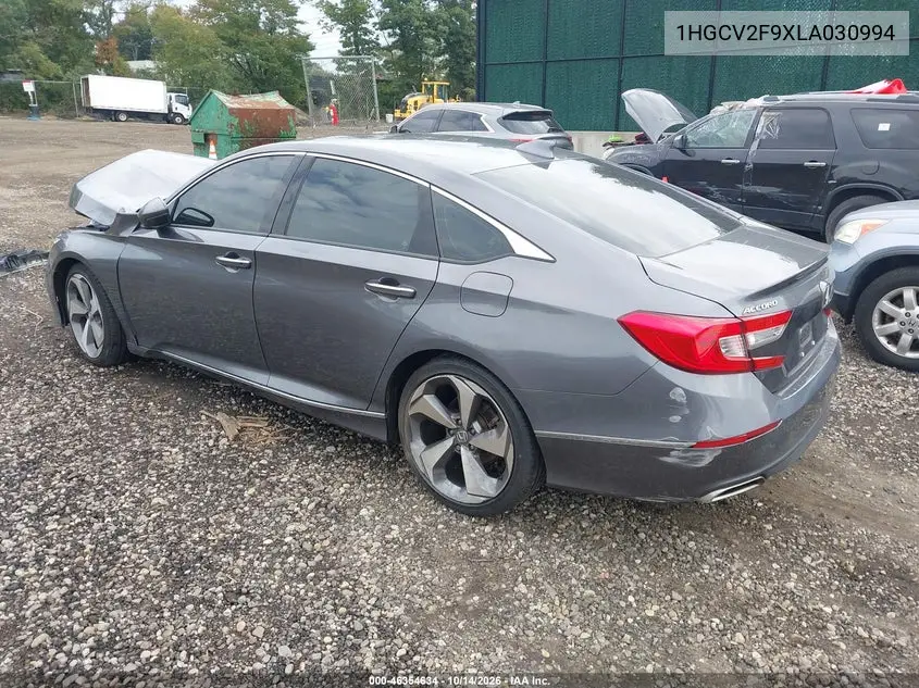 2020 HONDA ACCORD VIN 1HGCV2F9XLA030994 — фото 3