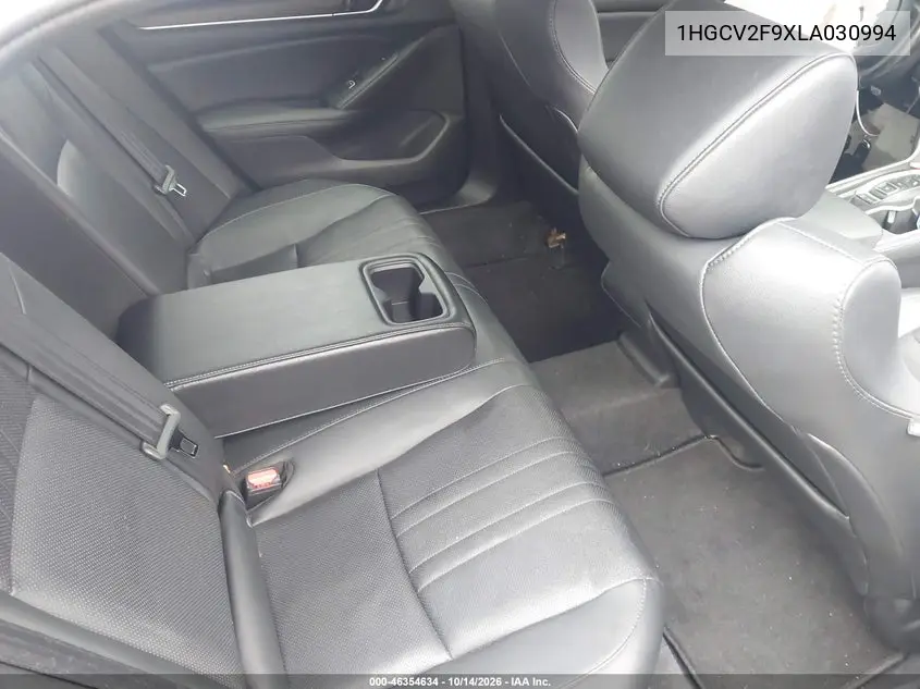 2020 HONDA ACCORD VIN 1HGCV2F9XLA030994 — фото 8