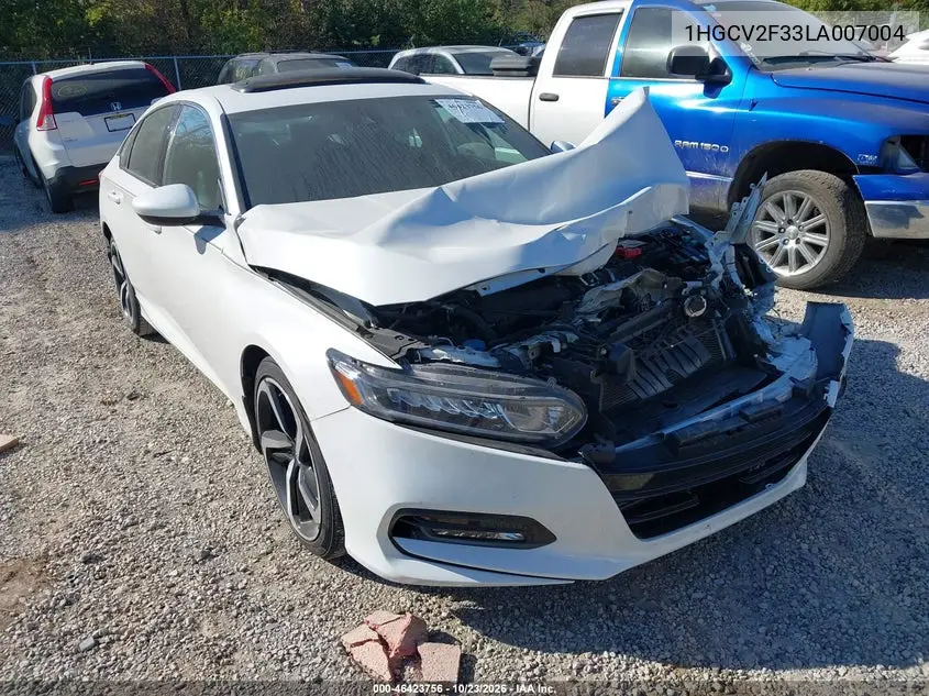 HONDA ACCORD 2020, VIN 1HGCV2F33LA007004