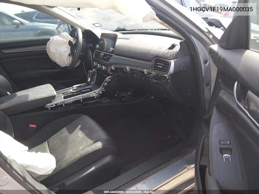 2021 HONDA ACCORD VIN 1HGCV1F19MA000035 — фото 5