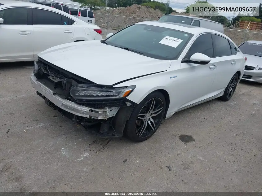 2021 HONDA ACCORD VIN 1HGCV3F99MA009657 — фото 2