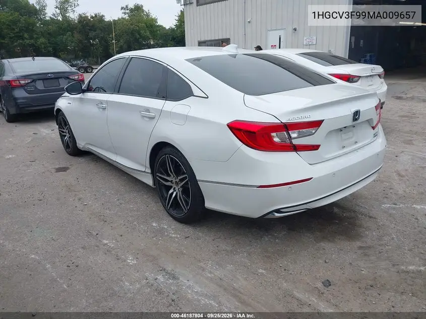 2021 HONDA ACCORD VIN 1HGCV3F99MA009657 — фото 3