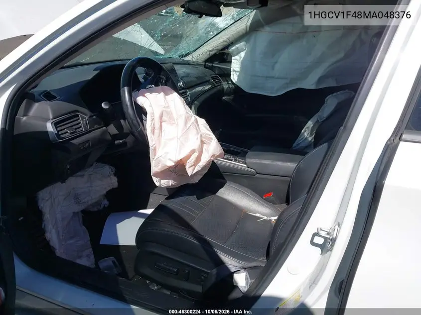 2021 HONDA ACCORD VIN 1HGCV1F48MA048376 — фото 5
