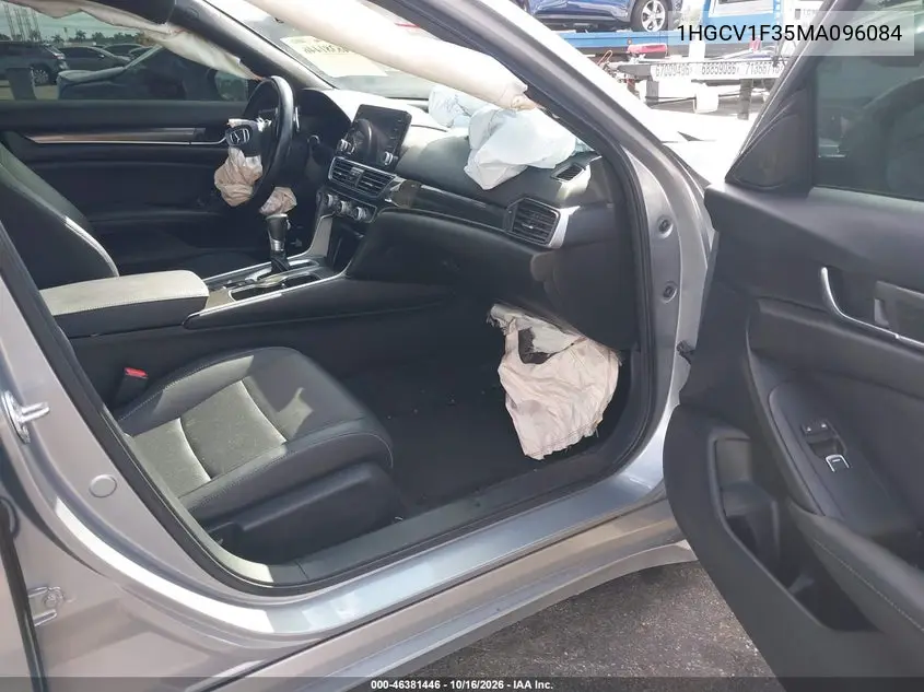 2021 HONDA ACCORD VIN 1HGCV1F35MA096084 — фото 5