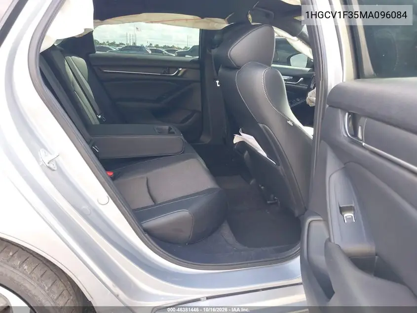 2021 HONDA ACCORD VIN 1HGCV1F35MA096084 — фото 8