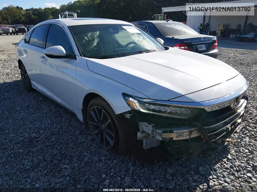 HONDA ACCORD 2022, VIN 1HGCV1F52NA013780