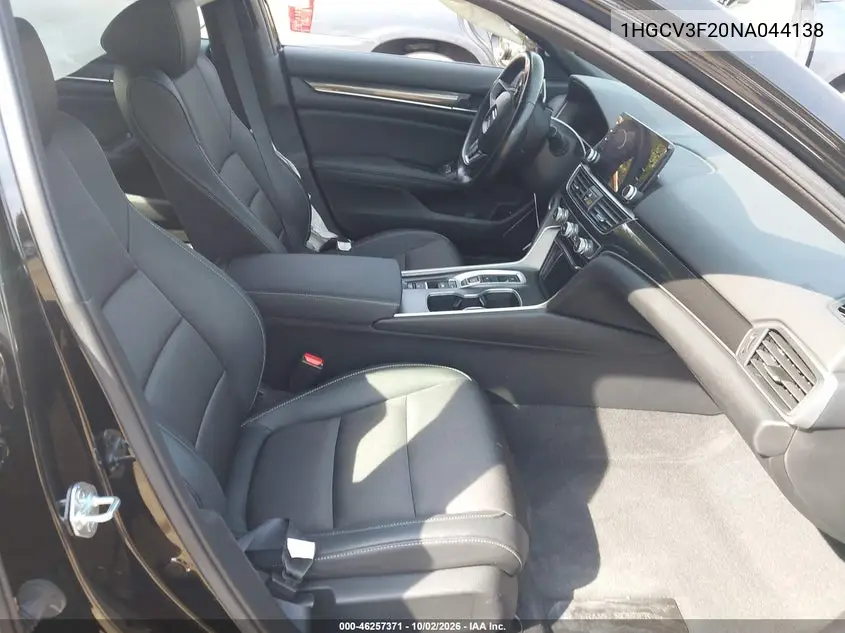 2022 HONDA ACCORD VIN 1HGCV3F20NA044138 — фото 5