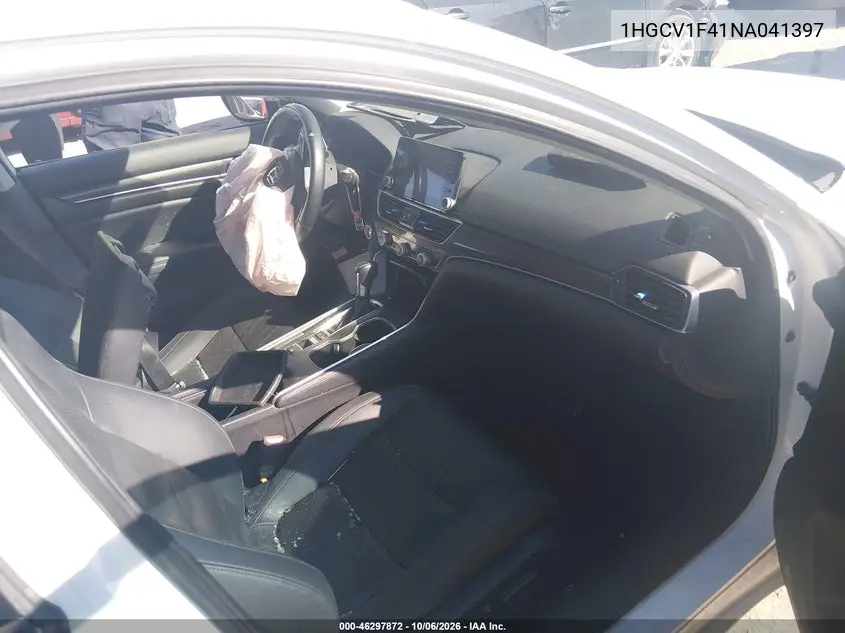 2022 HONDA ACCORD VIN 1HGCV1F41NA041397 — фото 5
