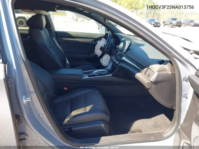 2022 HONDA ACCORD VIN 1HGCV3F23NA013756 — фото 5