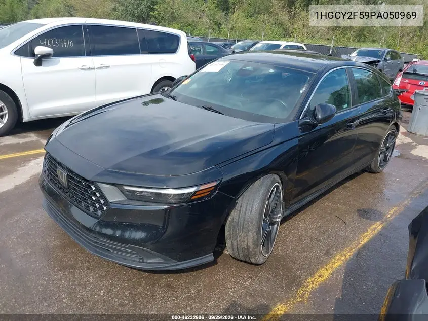 2023 HONDA ACCORD VIN 1HGCY2F59PA050969 — фото 2
