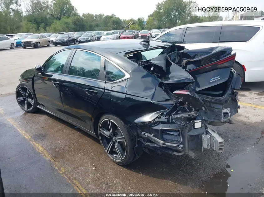 2023 HONDA ACCORD VIN 1HGCY2F59PA050969 — фото 3