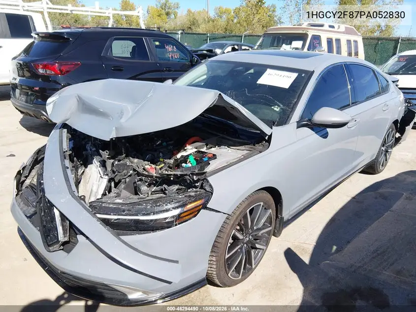 2023 HONDA ACCORD VIN 1HGCY2F87PA052830 — фото 2