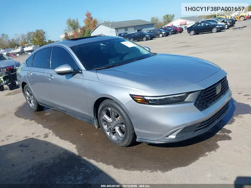 HONDA ACCORD 2023, VIN 1HGCY1F38PA001657