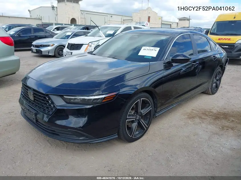 2023 HONDA ACCORD VIN 1HGCY2F52PA041062 — фото 2
