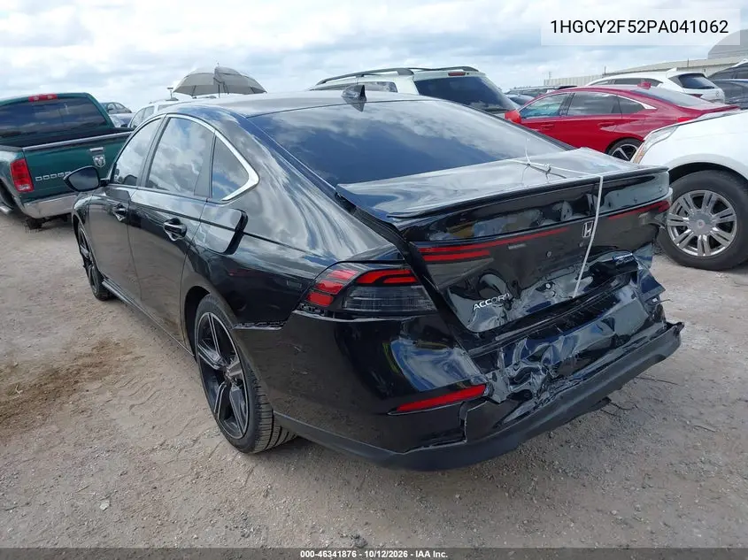 2023 HONDA ACCORD VIN 1HGCY2F52PA041062 — фото 3