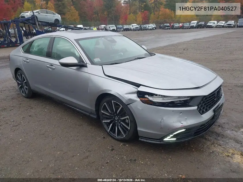 HONDA ACCORD 2023, VIN 1HGCY2F81PA040527