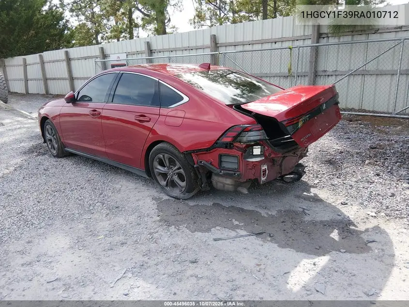 2024 HONDA ACCORD VIN 1HGCY1F39RA010712 — фото 3