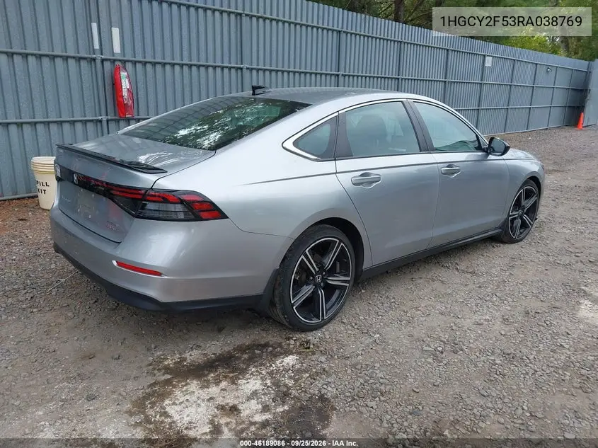 2024 HONDA ACCORD VIN 1HGCY2F53RA038769 — фото 4