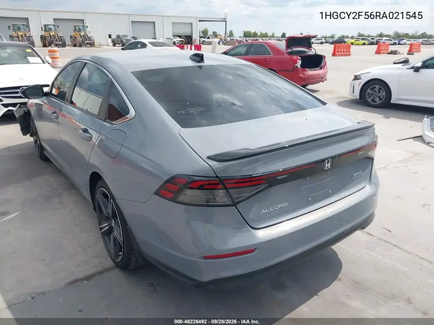 2024 HONDA ACCORD VIN 1HGCY2F56RA021545 — фото 3