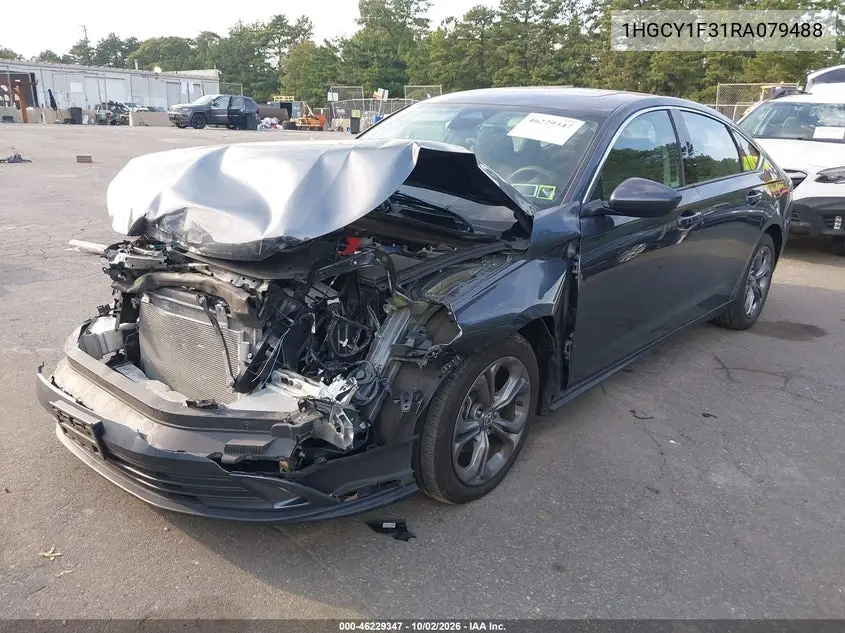 2024 HONDA ACCORD VIN 1HGCY1F31RA079488 — фото 2