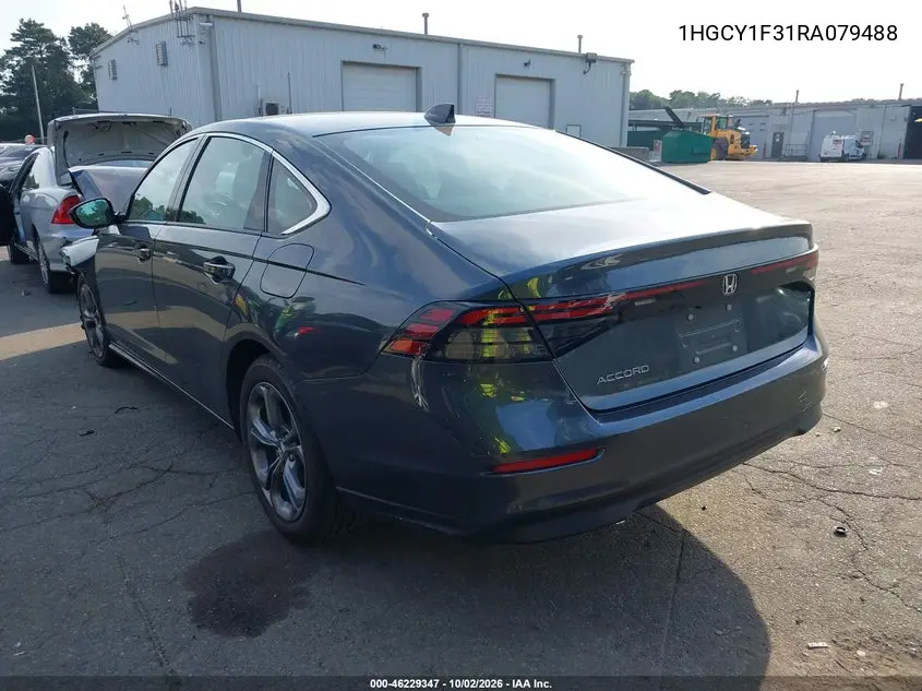 2024 HONDA ACCORD VIN 1HGCY1F31RA079488 — фото 3