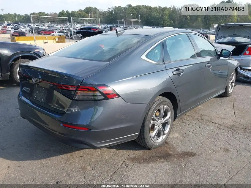 2024 HONDA ACCORD VIN 1HGCY1F31RA079488 — фото 4