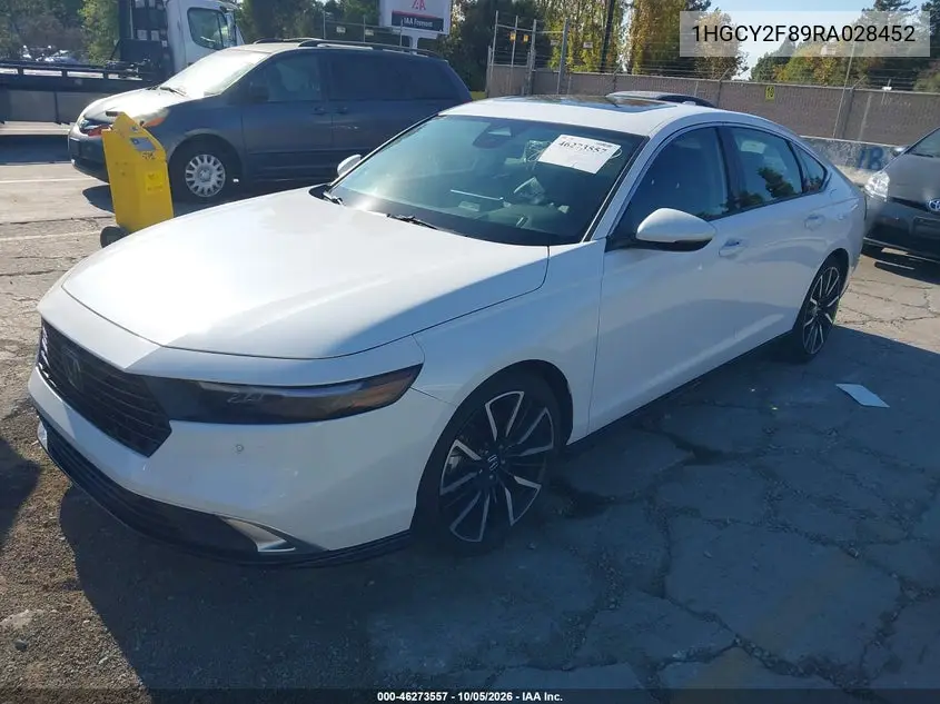 2024 HONDA ACCORD VIN 1HGCY2F89RA028452 — фото 2
