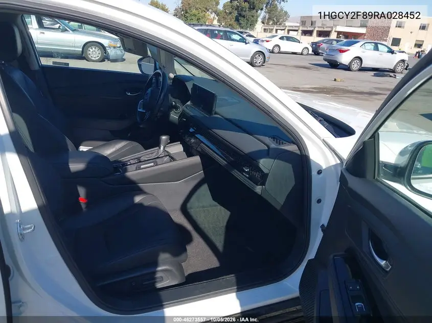 2024 HONDA ACCORD VIN 1HGCY2F89RA028452 — фото 5