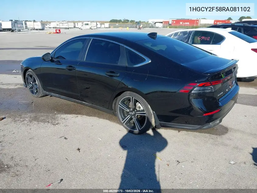 2024 HONDA ACCORD VIN 1HGCY2F58RA081102 — фото 3