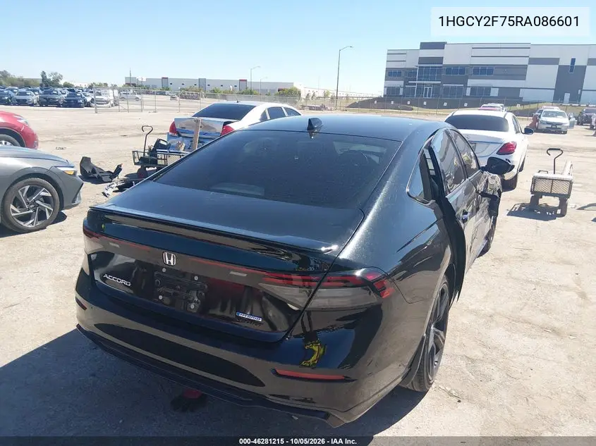 2024 HONDA ACCORD VIN 1HGCY2F75RA086601 — фото 4